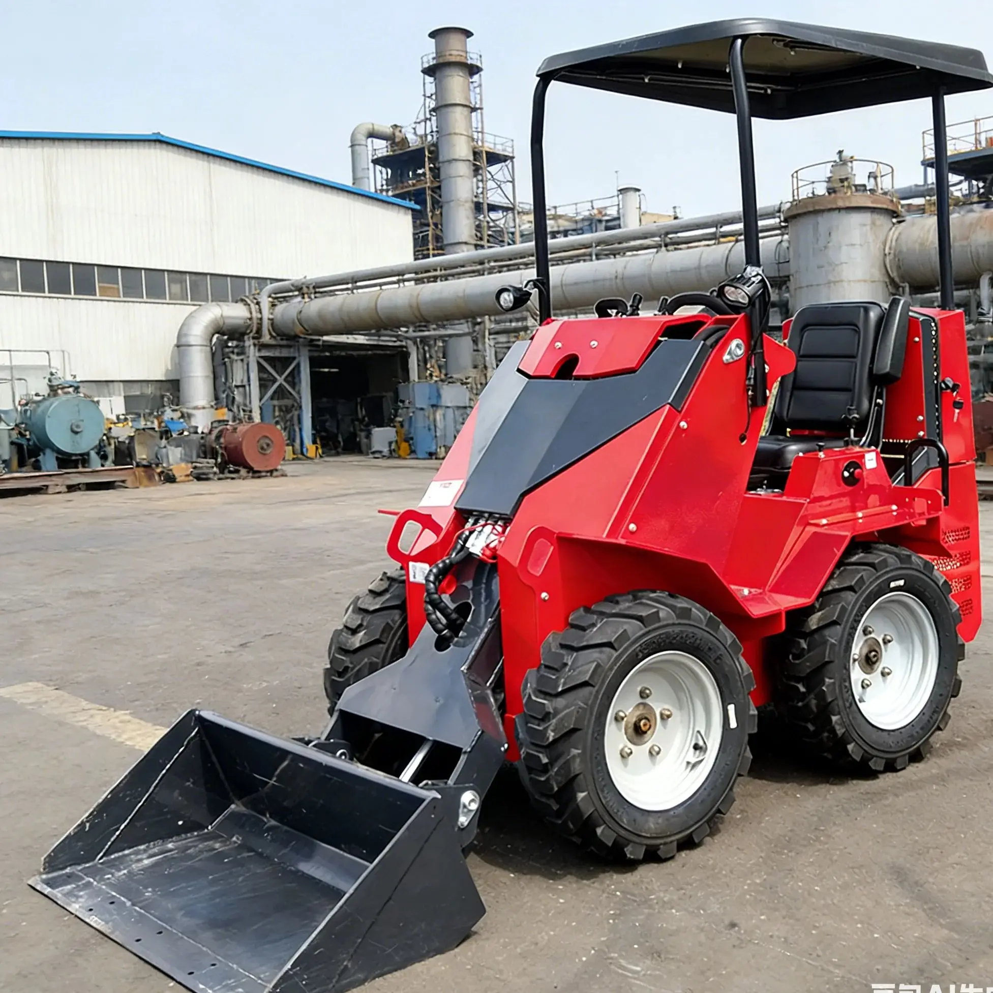 

Customized Hot Sale Wheel Loader Bucket Skid Steer Loader Year Warranty on Sale Travel speed 0~5km/h