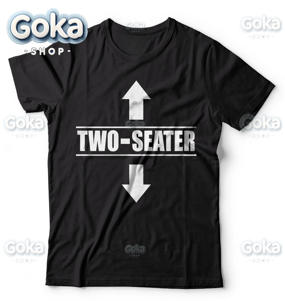 Two Seat Arrows  College Humor Graphic T Shirts Mens Clothing   Tees Cotton Women Printed T-shirt Y2K Clothes Cute Funny Tshirt