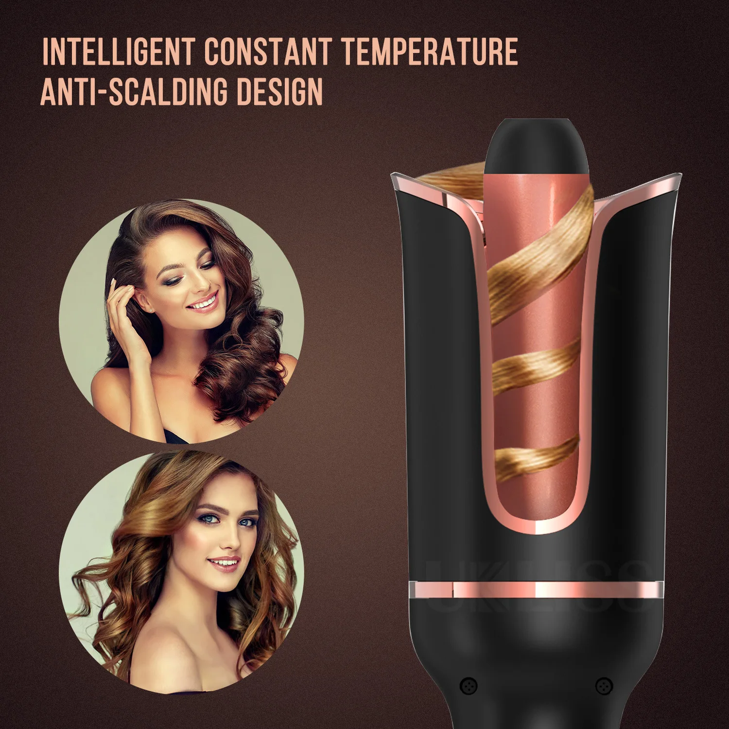 

Automatic Hair Curler Auto Hair Curling Iron Ceramic Rotating Air Curler Air Spin Wand Styler Curl Machine Magic Hair Curler