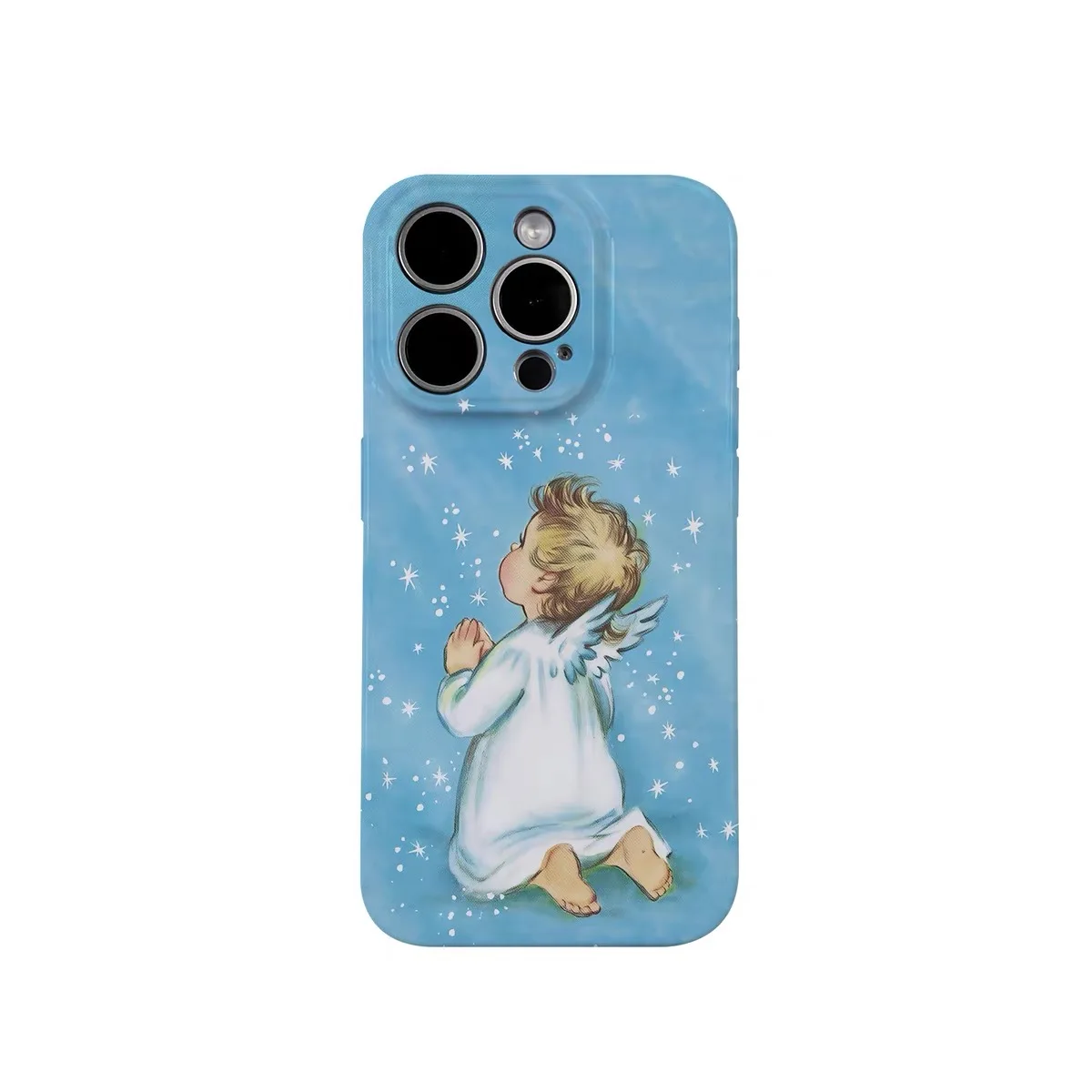 

Ins Blue Cartoon Anime Children Case for IPHONE 17 16 ProMax 15 14 Plus 13 12 MINI 11 PRO 16Plus XR XS MAX Acrylic Phone Cover