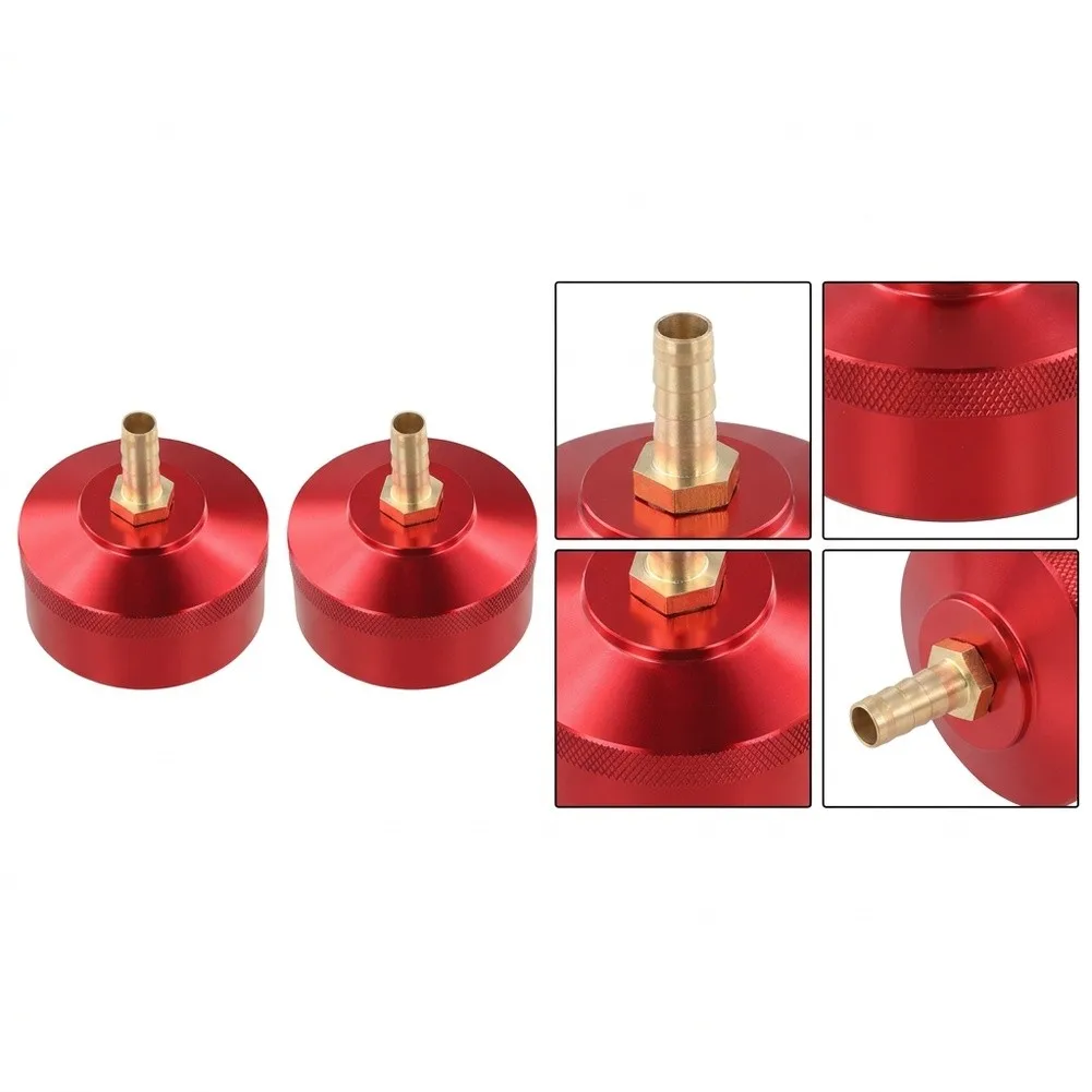 Red Extended Run Fuel Gas Cap With Brass Hose Barb Fitting For Honda EU2200i EU1000i EU2000i EU3000i Generator Parts Accessories