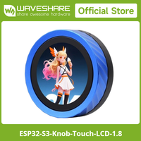 Waveshare ESP32-S3 1.8inch Knob Display Development Board, Multi-functional Knob Screen, Capacitive Touch, 2.4GHz Wi-Fi