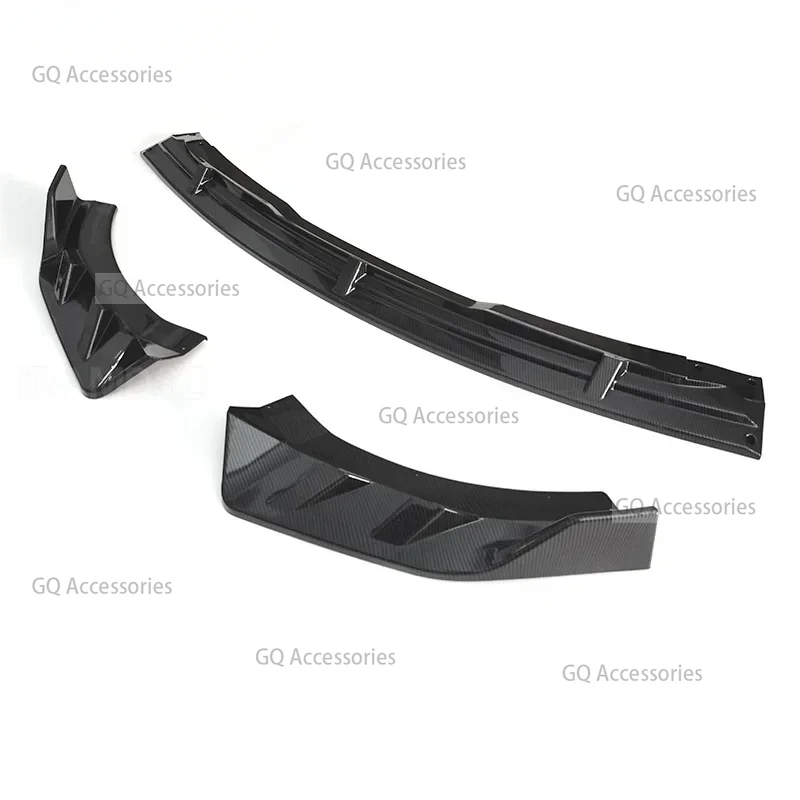 New！ Front Splitter for CHANGAN CS35 Plus 2021 2022 23 Bumper Spoiler Skirts Lip Carbon Surface Body Kit Retrofit Accessories