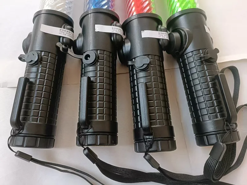 30cm Built-in Rechargeable Multi-function LED Traffic Rod Warning Light Whistle Magnet Hook Buzzer Road Congestion Relief Tools