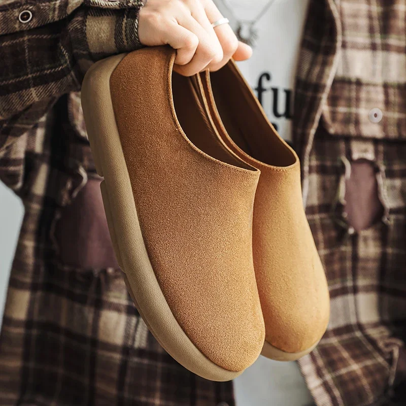 الصيف الانزلاق على جولة تو أحذية رجالية عادية في تعزيز الكبار الكلاسيكية الأصلي الذكور حذاء أنيق السعر المنخفض أحذية رياضية مشتركة جديدة #1