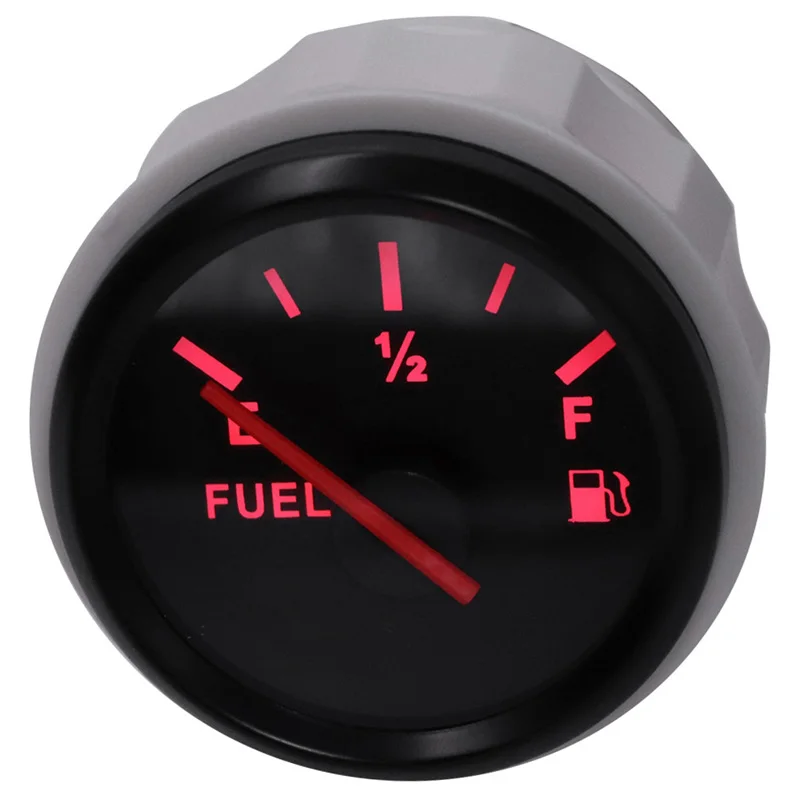 0-190ohm Input Signal Fuel Level Gauges Devices 52mm 240-33ohm Digital Fuel Level Meters for Auto Truck Boat Yacht