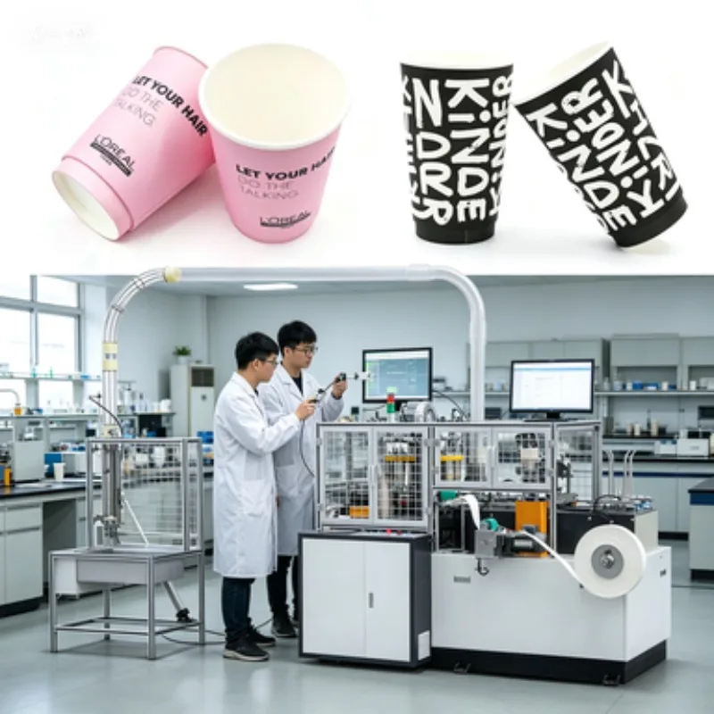 Coffee Paper Cup Making Machine Paper Tea Cup Machine Fully Automatic Cup Forming Machine for Shop