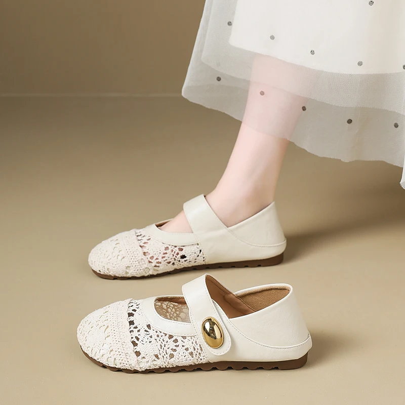 Trendy Mary Jane Shoes Soft Chafe-Free Insole, Breathable Elevated Design Wear Resistant and Easy for Outfit Matching