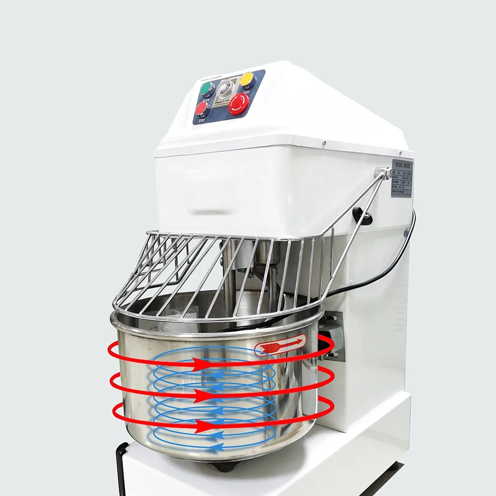 5kg 25kg 50kg 100kg Industrial Bread Spiral Dough Mixer Machine/10l 30l 7l Baking Equipment/Bakery Equipment flour mixer Machine