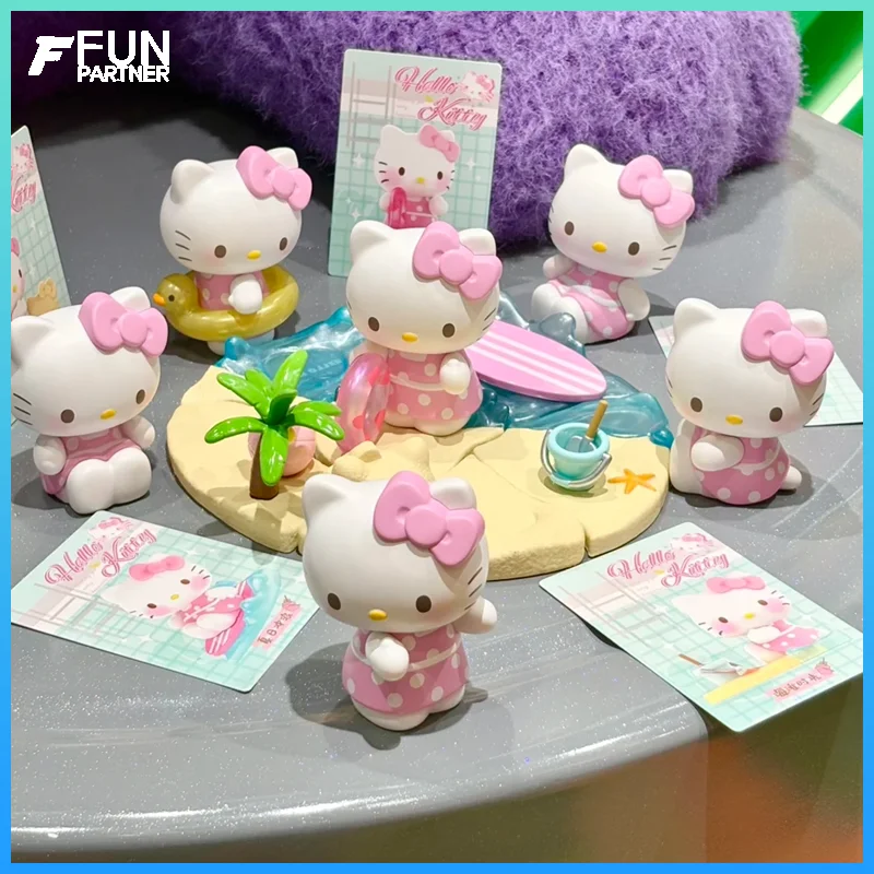 

Adorable MINISO Hello Kitty Heart-Throbbing Holiday Series Collectible Figure Blind Box Toy Trendy Gift Decoration