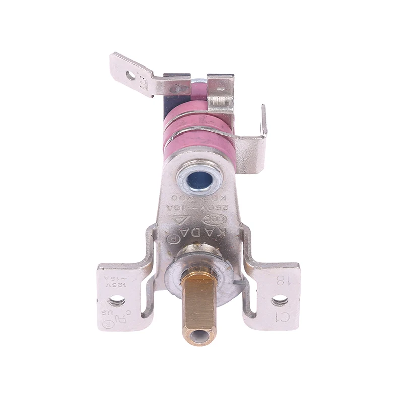 AC250V/16A Adjustable 90 Celsius Temperature Switch Bimetallic Heating Thermostat For Electric Iron Oven Thermostat Accessories