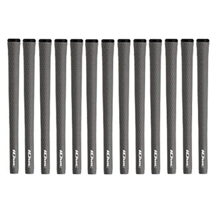

Комплект рукояток для гольфа Iomic Sticky Mid, 13-компонентный платиново-серый набор рукояток для гольфа премиум-класса с улучшением производительности для улучшенного контроля и C