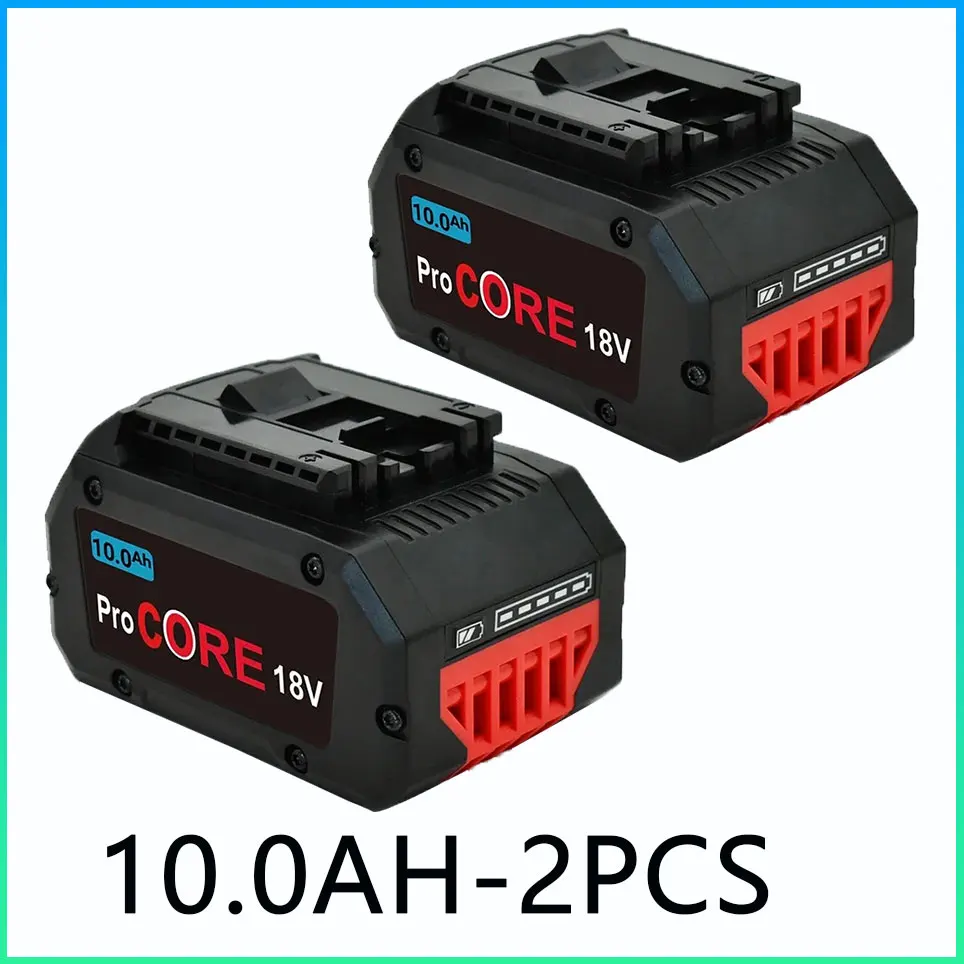 2026 100% Neuer Pro Core 18V 10,0Ah Lithium-Ionen-Akku GBA18V80 für Bosch 18 Volt MAX Kabellose Elektrowerkzeuge und Bohrmaschinen