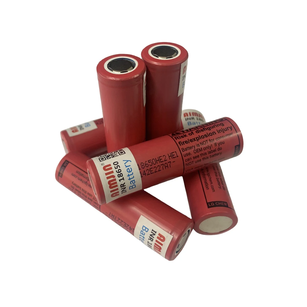 18650 3.6V  2500mAh INR18650HE2 Rechargeable Battery