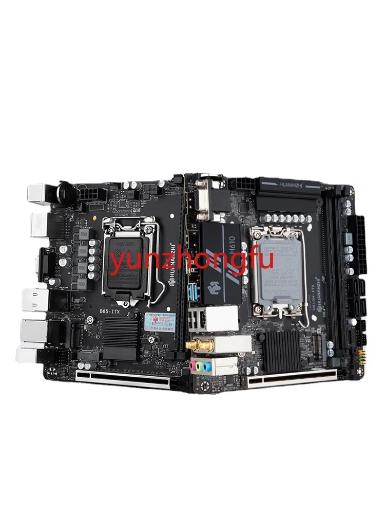 

B85 Mini H81/B250/H510/H610ITX Small Industrial Control Motherboard Computer Desktop Set