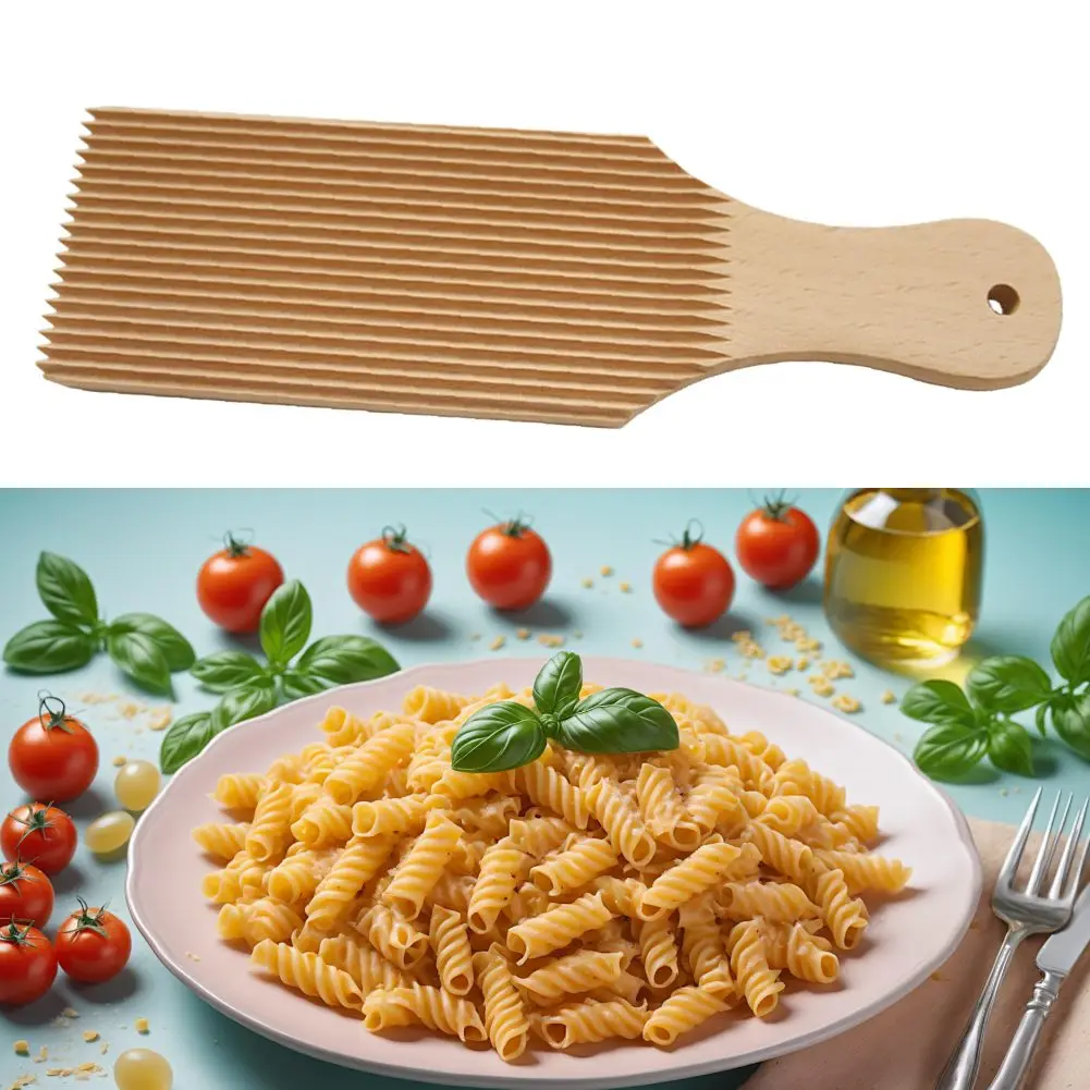 1pcs Wood Gnocchi Boards Butter Paddles For Rolling Dough Pasta Making Tools 24 X 7 Cm/ 9. X 2.8 Inches Restaurant Kicthen Tools