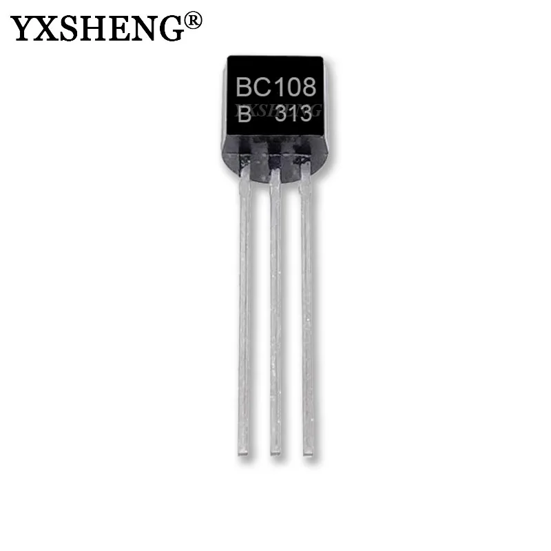 50PCS/LOT BC107B BC108B BC109B BC237B TO-92 Triode Transistor YXSHENG BC107 BC108 BC109 BC237 In Stock