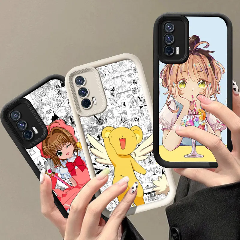 CardCaptor Sakura Anime Phone Case For VIVO V30 X80 X90 X100 Pro V29E V30E V40 Y75 Y78 Y100 5G Y02 Y17 Y22 Y76 S Y03 Y21 Y27 Y28