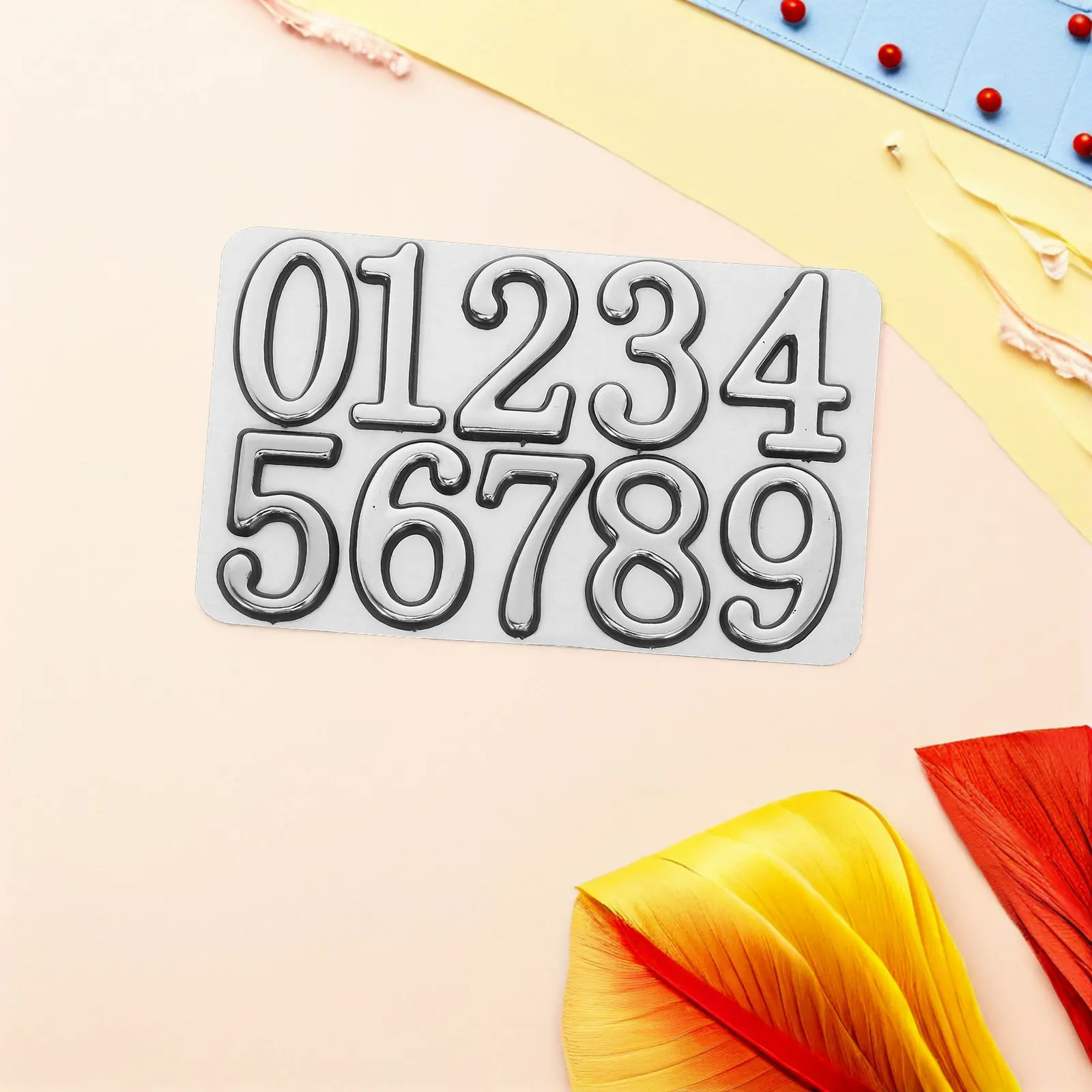 Waterproof Self-Adhesive Number Stickers for Outdoor Door, Mailbox, Trash Bin – 2 Sets