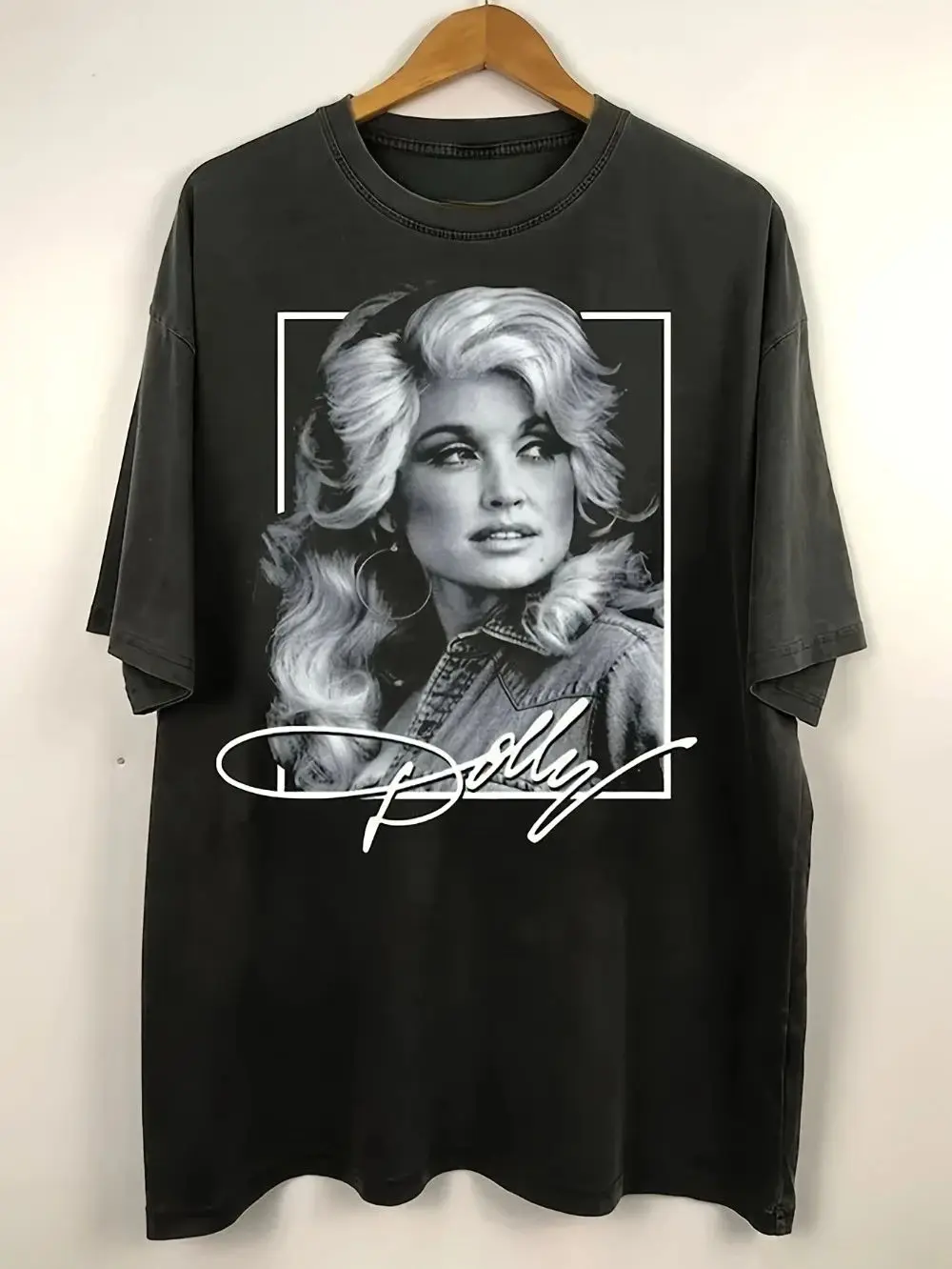 Y2k Vintage T-shirt Dolly Parton Country Music What Dolly Can Do Retro T-shirt Round Neck Streetwear Casual  Printed Pattern Top