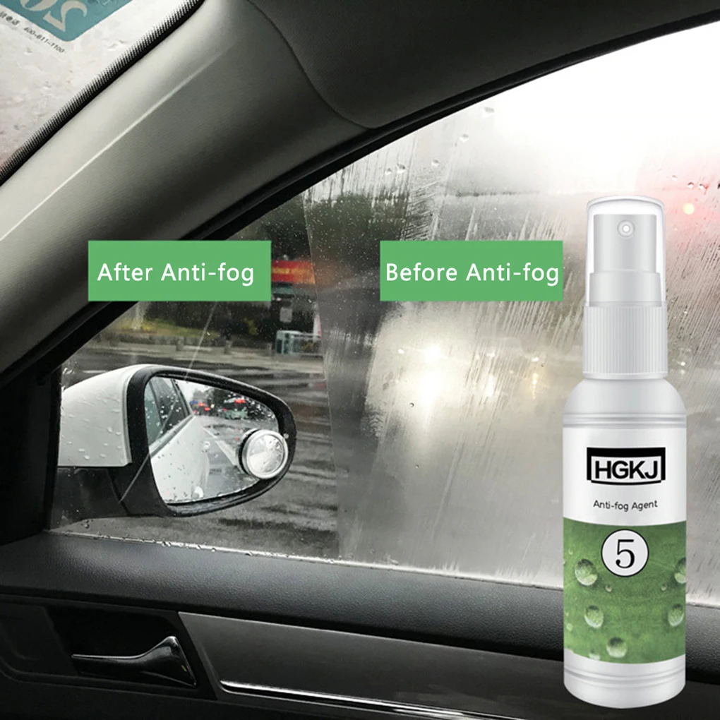 50ml Car Care Anti-fog Agent Waterproof Rainproof Anit-fog Spray for Front Window Glass Anti Mist Goggles Car Remover