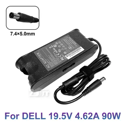 19.5V 4.62A 90W 7.4*5.0mm AC Laptop adapter For DELL E4300 E5410 E6320 E6400 E6430 15R-N5110 1521 1525 D400 Power Supply Charger