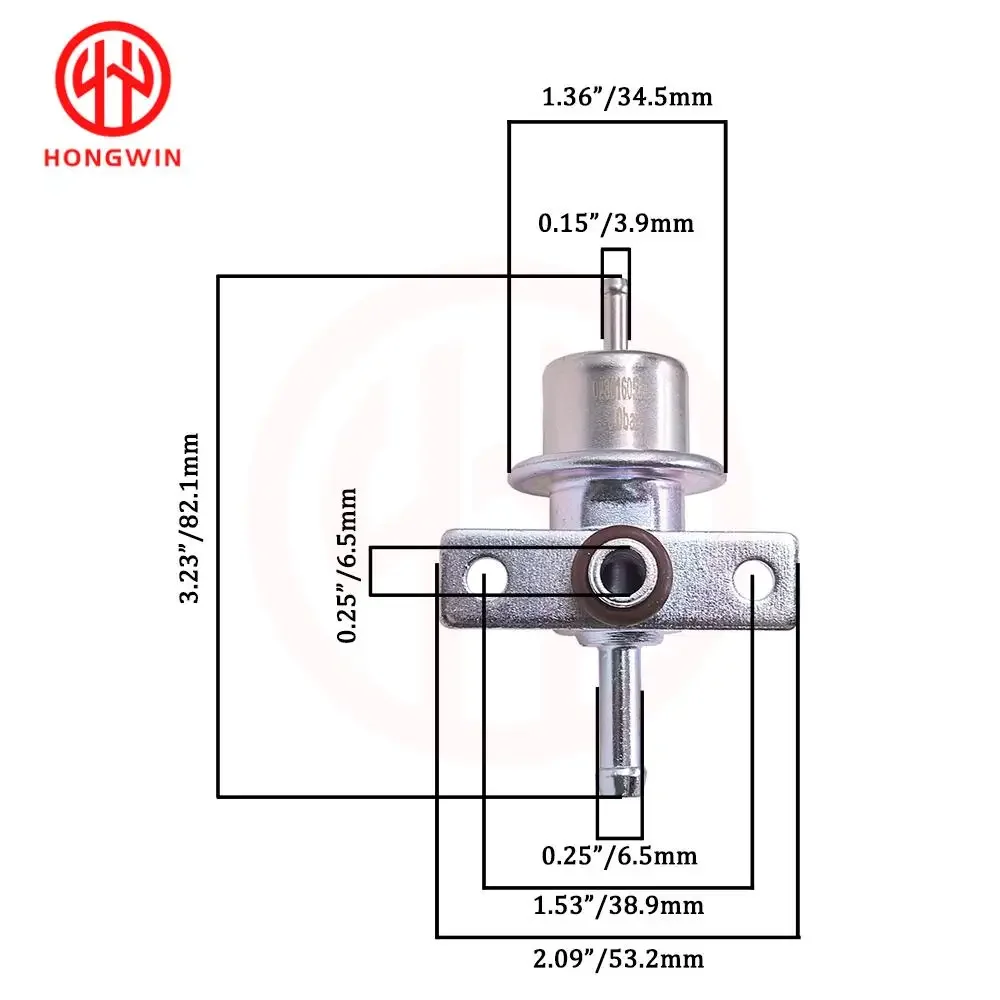 New 3.0 Bar Fuel Oil Pressure Regulator 0280160554 13531726195 1332766 For BMW 3 / 5 / 7 Series Opel/Vauxhall Astra F Volvo 240 2