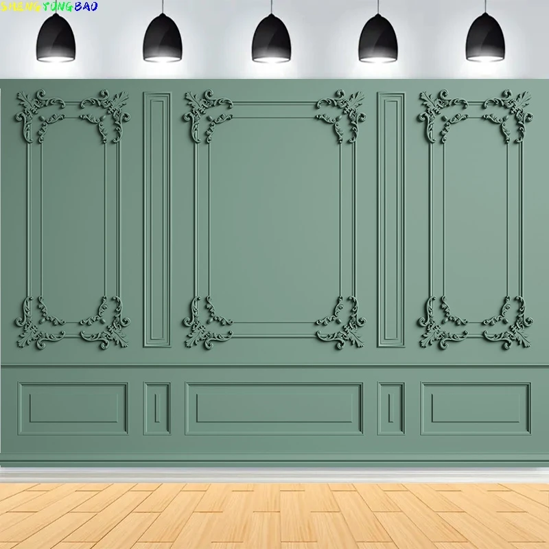 

Classic Interior Retro Wall Photography Backdrop Props European Style Room House Wedding Floor Parquet Photo Background ST-02