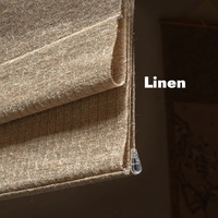 Sunroad Natural Jute and Hemp Foldable Roller Shades, Handwoven Grass Screens, Partition Curtains