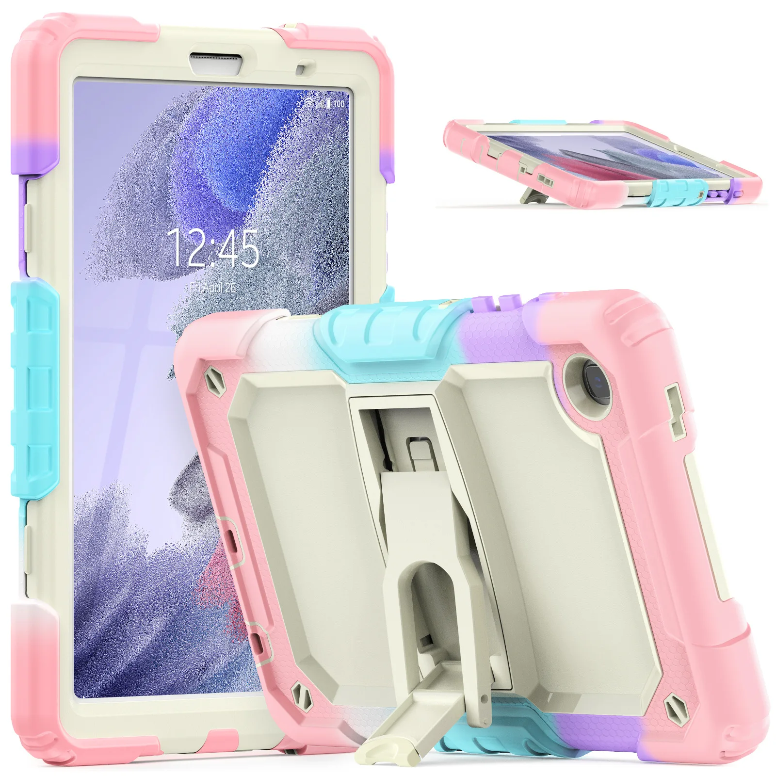

Tablet Protective Case Shell Smart Stand Cover for Galaxy Tab A9 2023 SM-X115