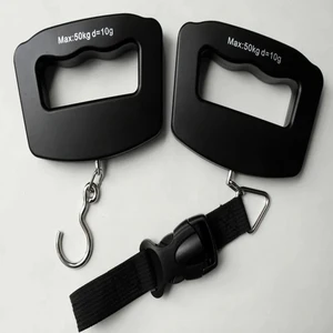 Digitale elektronische Gepäckskala mit Hintergrundbeleuchtung, tragbarem Koffer, Reisen wiegt, hängende Skalen, 50 kg, 10g 6 Hauptverkaufsbilanz 50 kg - №6