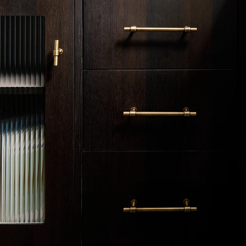 مقبض درج خزانة ملابس بسيط وحديث، مقبض كابينة نحاسي عتيق لأجهزة الأثاث الخارجي لغرفة النوم في المطبخ