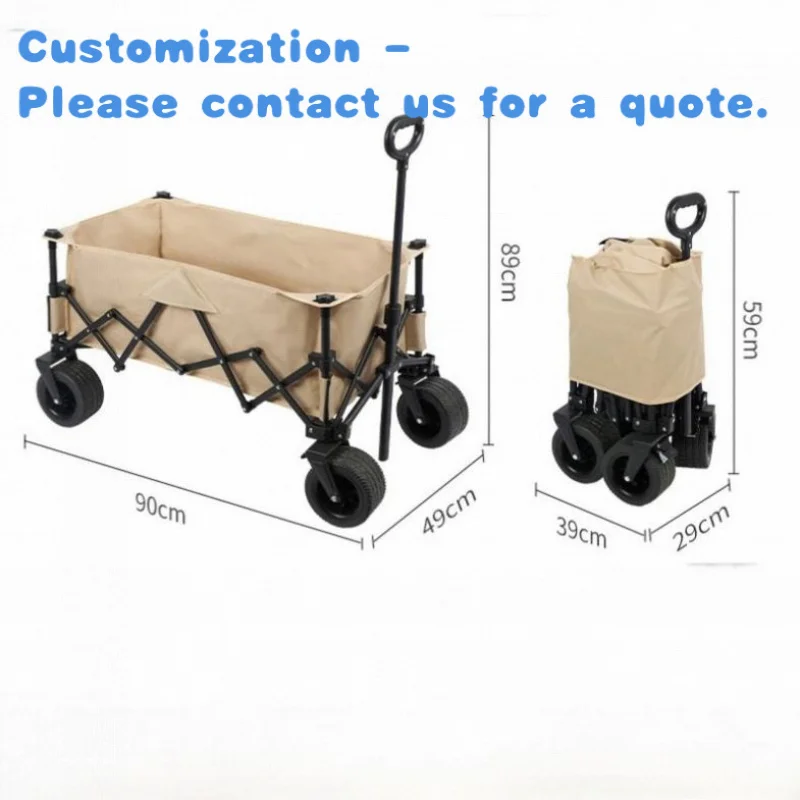

Custom. Складная уличная складная тележка 38 фунтов, портативная походная тележка, тележка для кемпинга