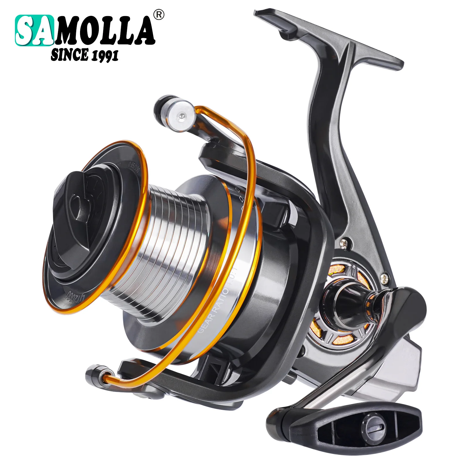 2022 Metal Spinning Reel 12+1BB Peche Carp Fishing Reels Super Big Sea Boat Fishing Wheel High Speed 4.11:1 Fish Tools Molinete