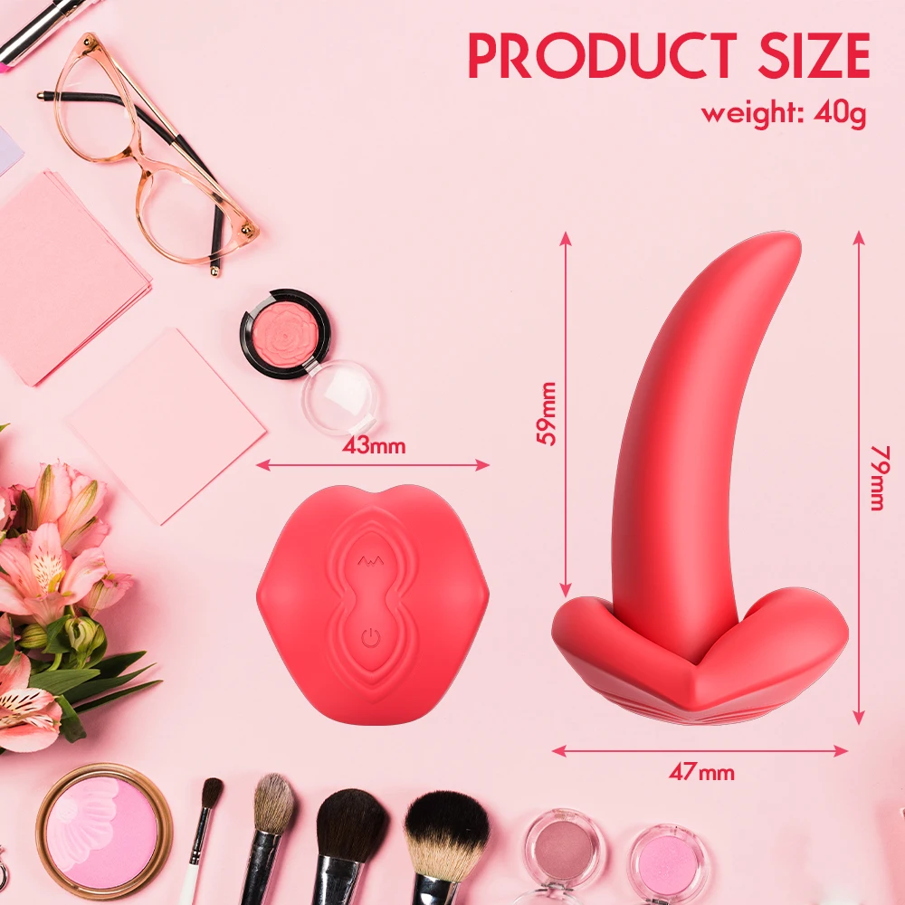 2 NI 1 Tongue Lickig Vibrator Sex Toys Tongue For Women 10 Modes G Spot Clitoral Stimulator Nipple Female Masturbator Vibrators