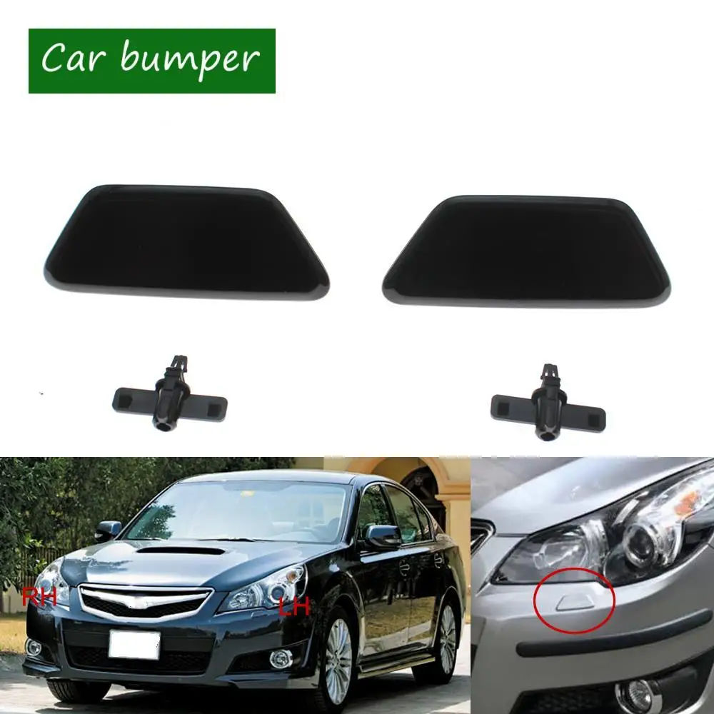 

Front Bumper Headlight Washer Spray Nozzle Cover Cap With Connector Holder For Subaru Legacy GT 2010-2014 Outback 2013 2014