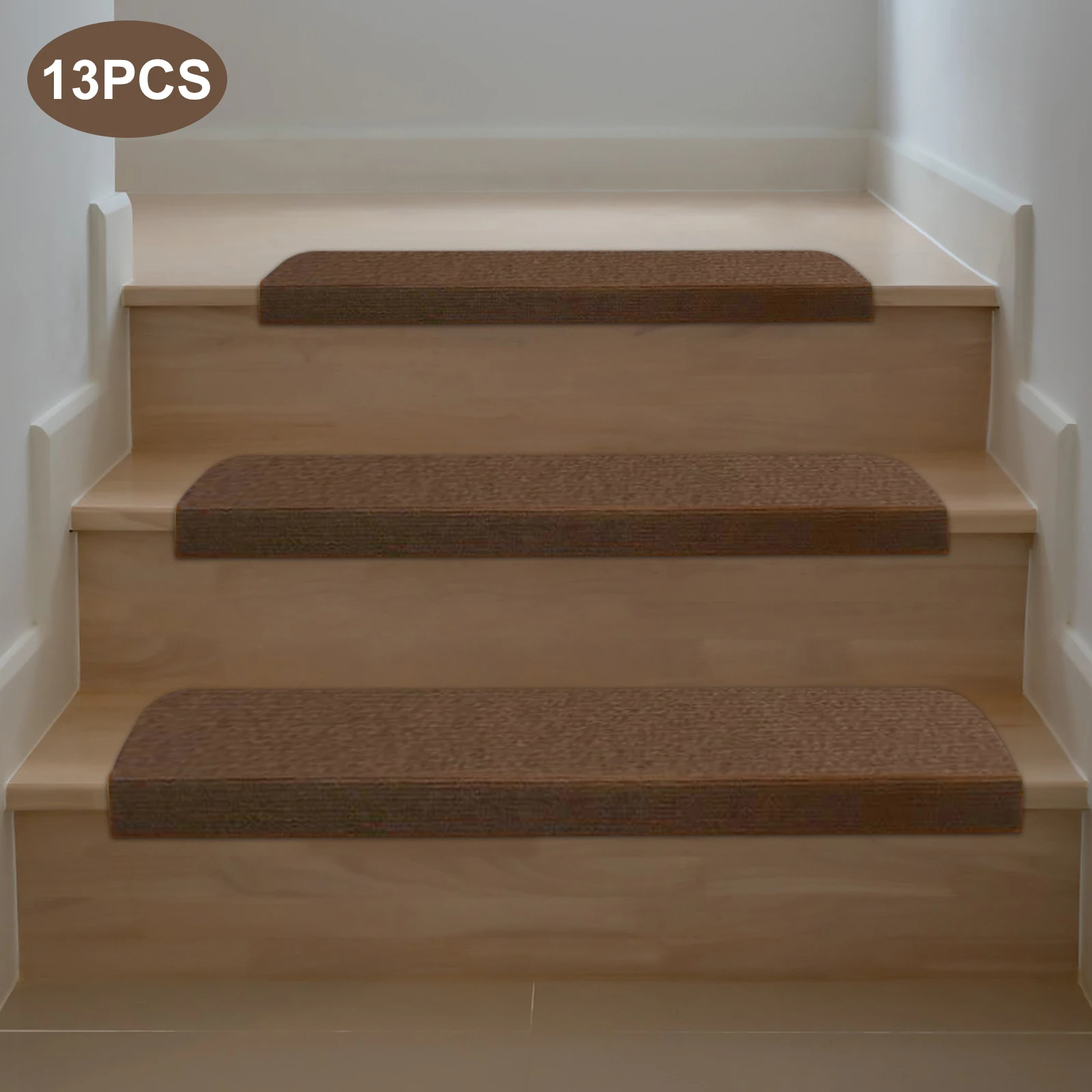 

Прочные игольчатые ковры для лестниц, толщина 3,5 мм, удлиненные передние мягкие края для библиотеки, офисов, отелей, праздничного декора