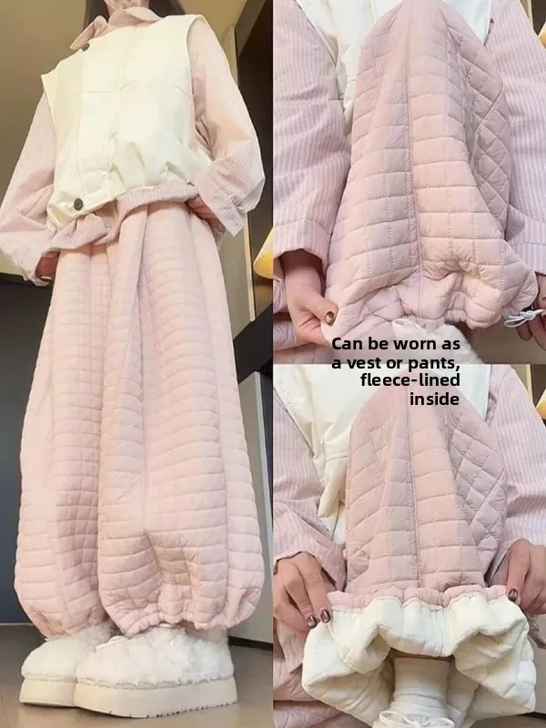 

Утепленные зимние хлопковые брюки для мужчин с флисовой подкладкой, теплые, защищающие от холода, свободного кроя, карго, со средней посадкой, на эластичном поясе