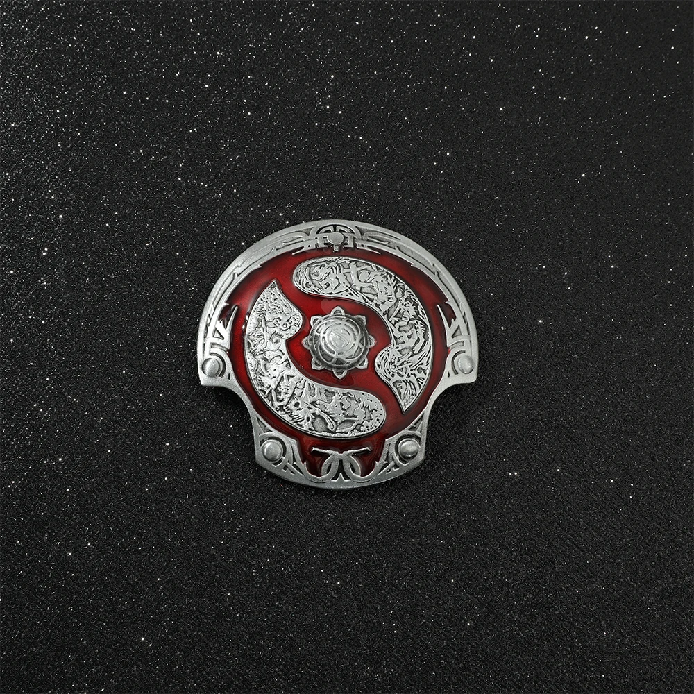 Game Dota 2 Immortal Champion Shield Key Chain Car Keychains Aegis of Champions Metal Keyring Jewelry Gifts For Women Men