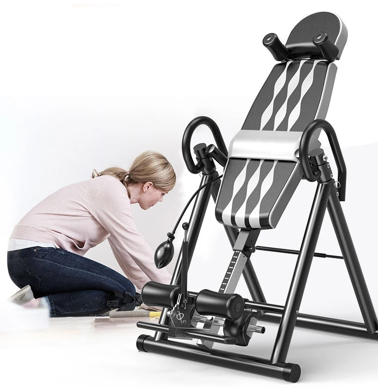 Picture 6: Handstand Machine Inflatable Height Adjustment Foldable  Gravity Inversion Table
