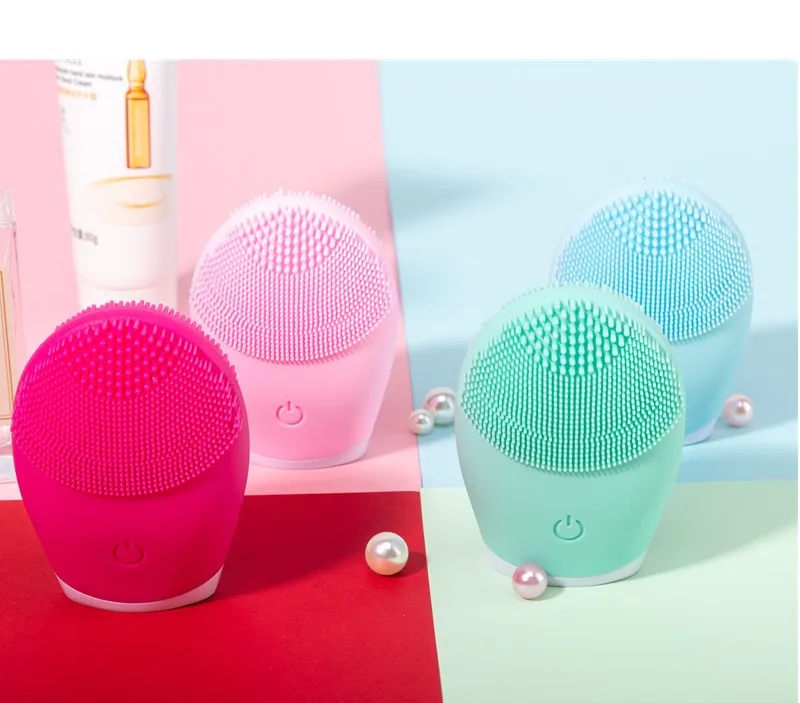 فرشاة تنظيف الوجه من السيليكون، منتج غسل الوجه، منظف المسام، مقشر الوجه، فرشاة تنظيف العناية بالبشرة #1
