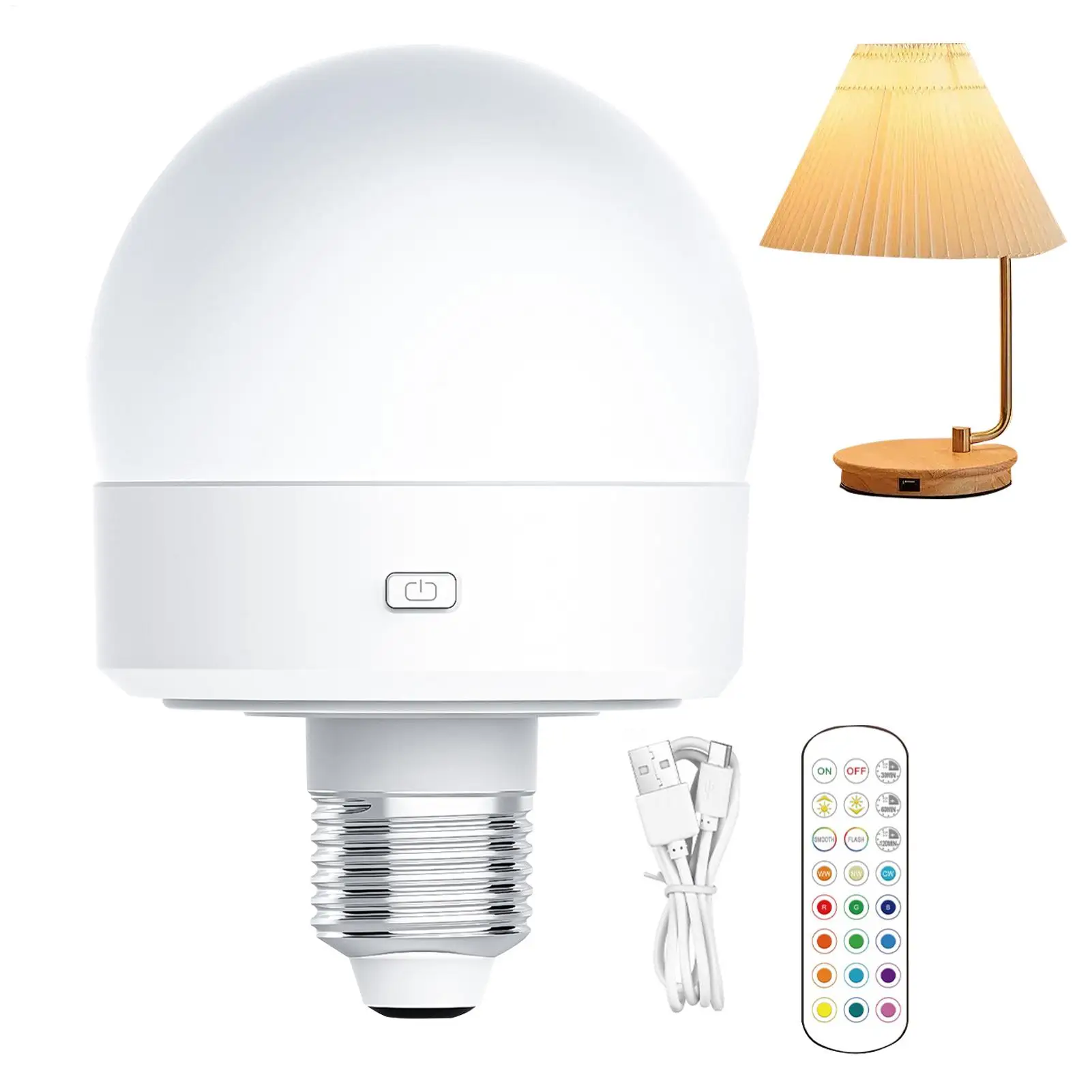 Led Light Bulb E26 Standard Base Led White Light Bulbs 3.5W White Warm Dimmable Mini-malist Lighting Replacement For Bedroom