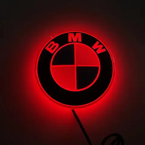 10 best sales logo bmw led - №9