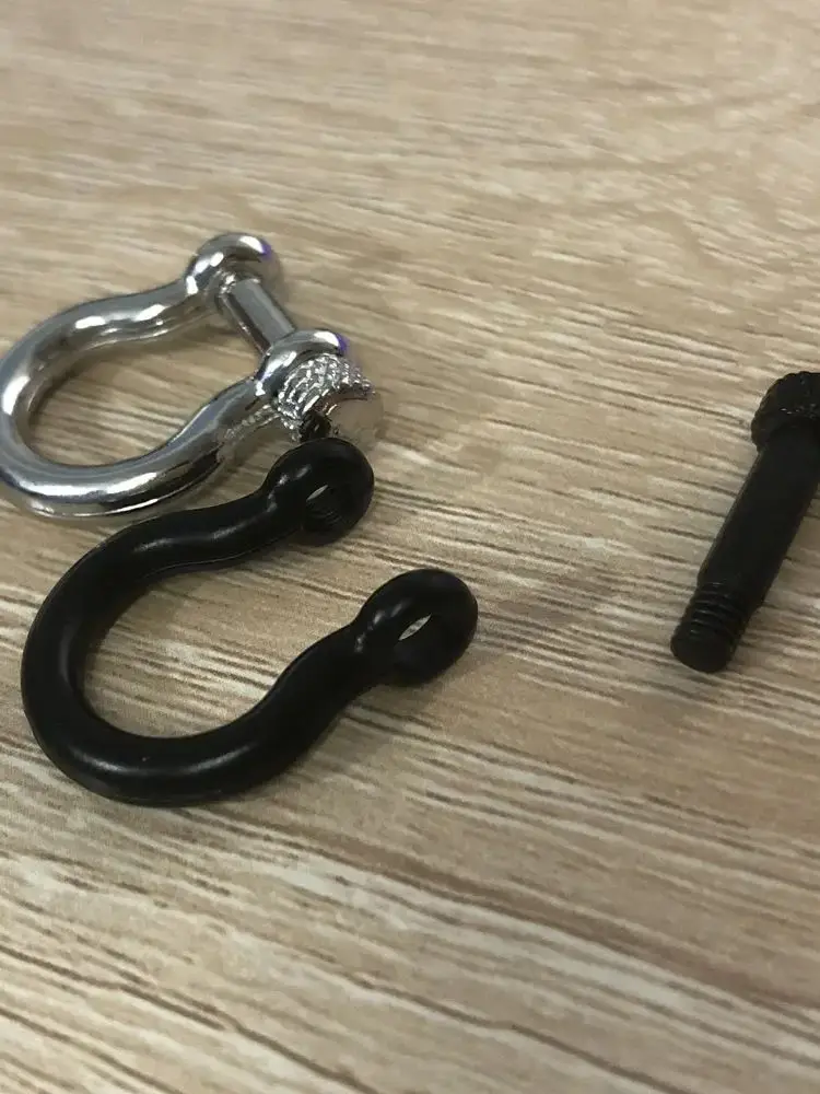 Manille en fer à cheval pour la survie en plein air, nœud en gros, attache de connexion, bijoux à bricoler soi-même, exécutif