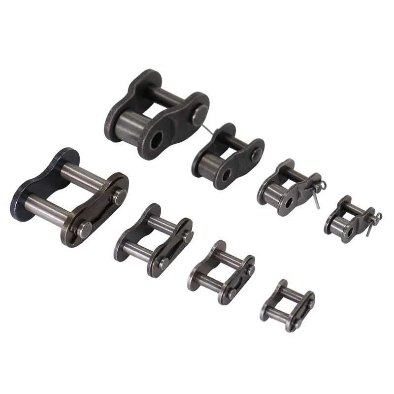 Roller Chain Connector Link 03C 04C 06B 08B 10A 12A Single Row Half Full Buckle Drive Transmission Chain Joint Master Link