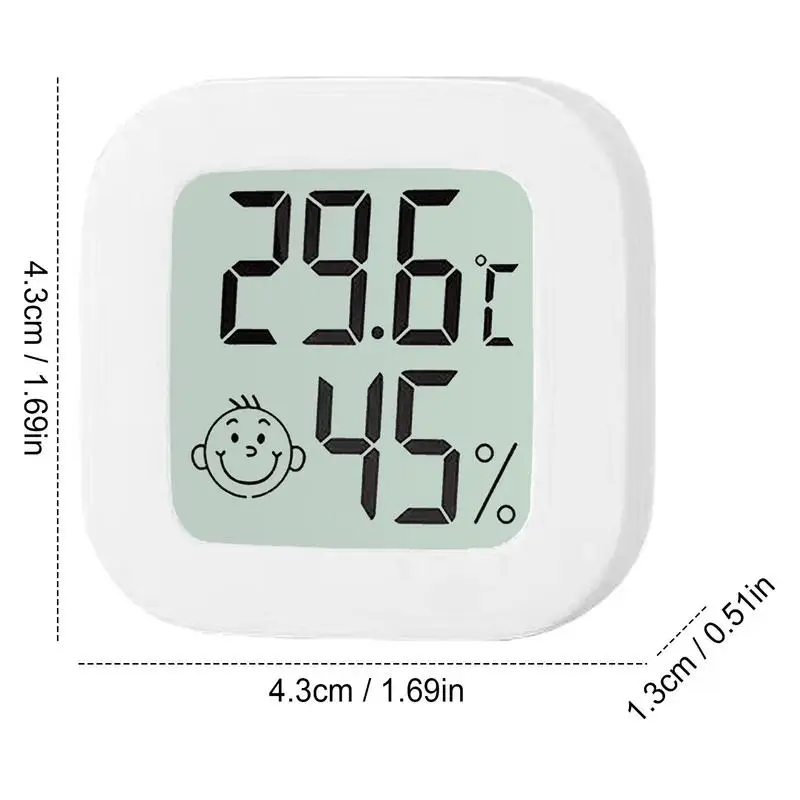 Mini Digital Thermo-Hygrometer Temperature Measurement Instruments Smart Temperature and Humidity Meter with Magnetic Suction