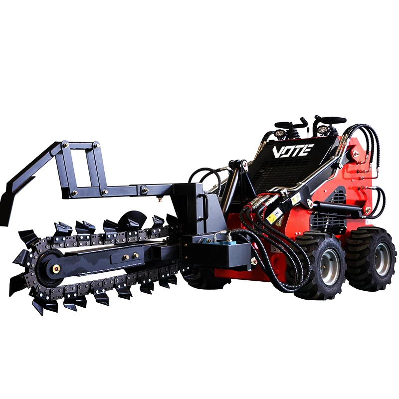 China Manufacturer Tracked CE EPA Mini Small Skid Steer Loader with Accessories Ditching Machine customized