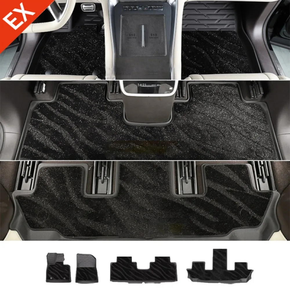 

For BYD DENZA N9 2025 Car TPE Foot Mat Full Surround Waterproof And Double Layer Carpet Surface
