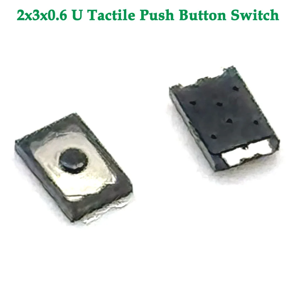 

1000pcs U Tactile Push Button Switch Tact 4 Pin 2x3x0.6 Micro Switch SMD Mini Thin Thin Film Key Light Touch Switch