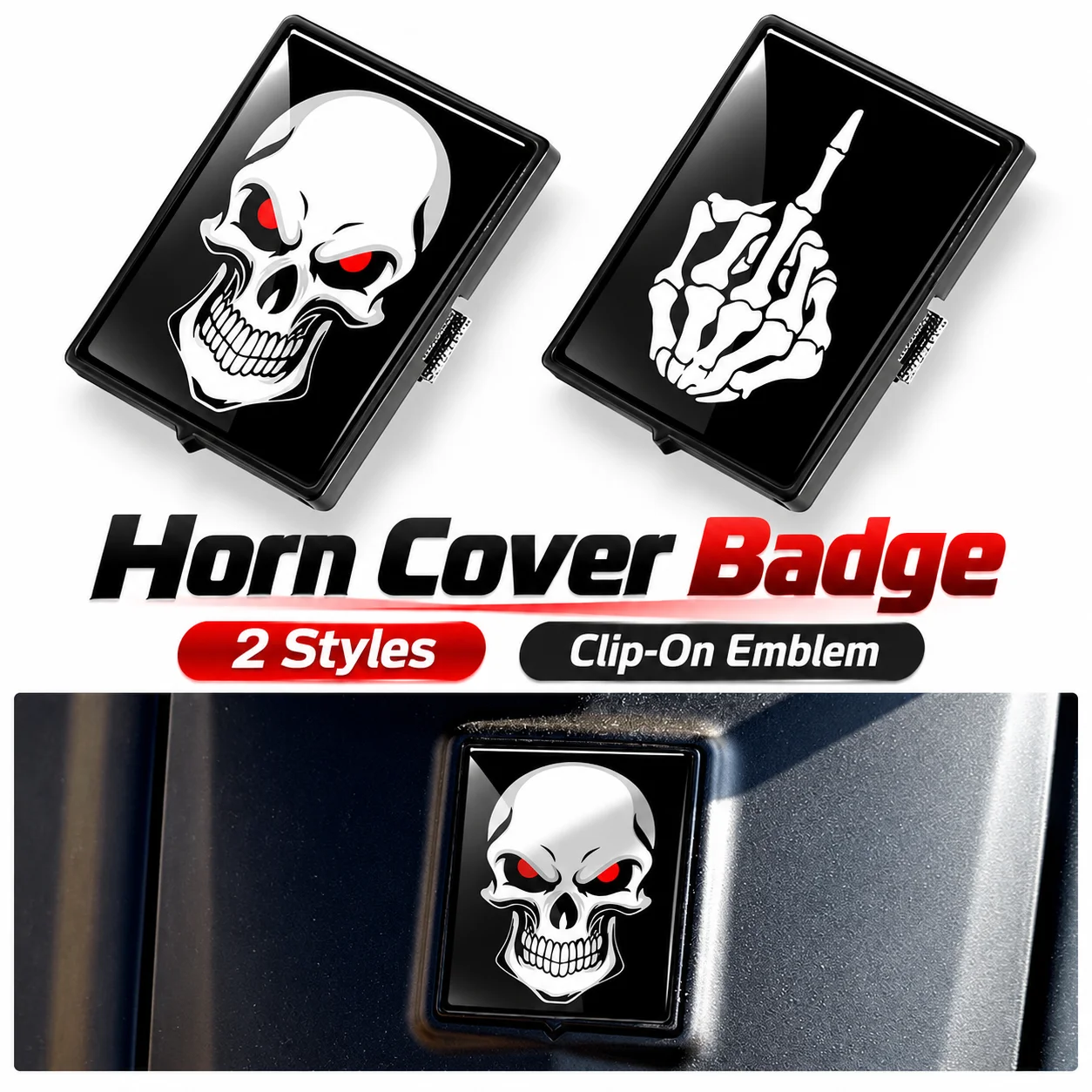 Scooter Horn Cover Badge Clip-On Emblem for Vespa LX LXV Primavera Sprint GTV GTS 946 PX 50-300CC Horncast Accessories